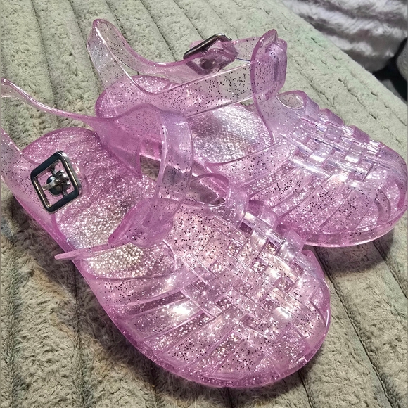 Other - Glittery Pink Jelly Sandals
